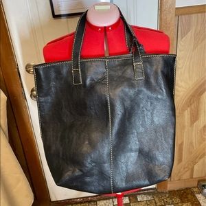 Leather Tote Black Genuine Leather Germany